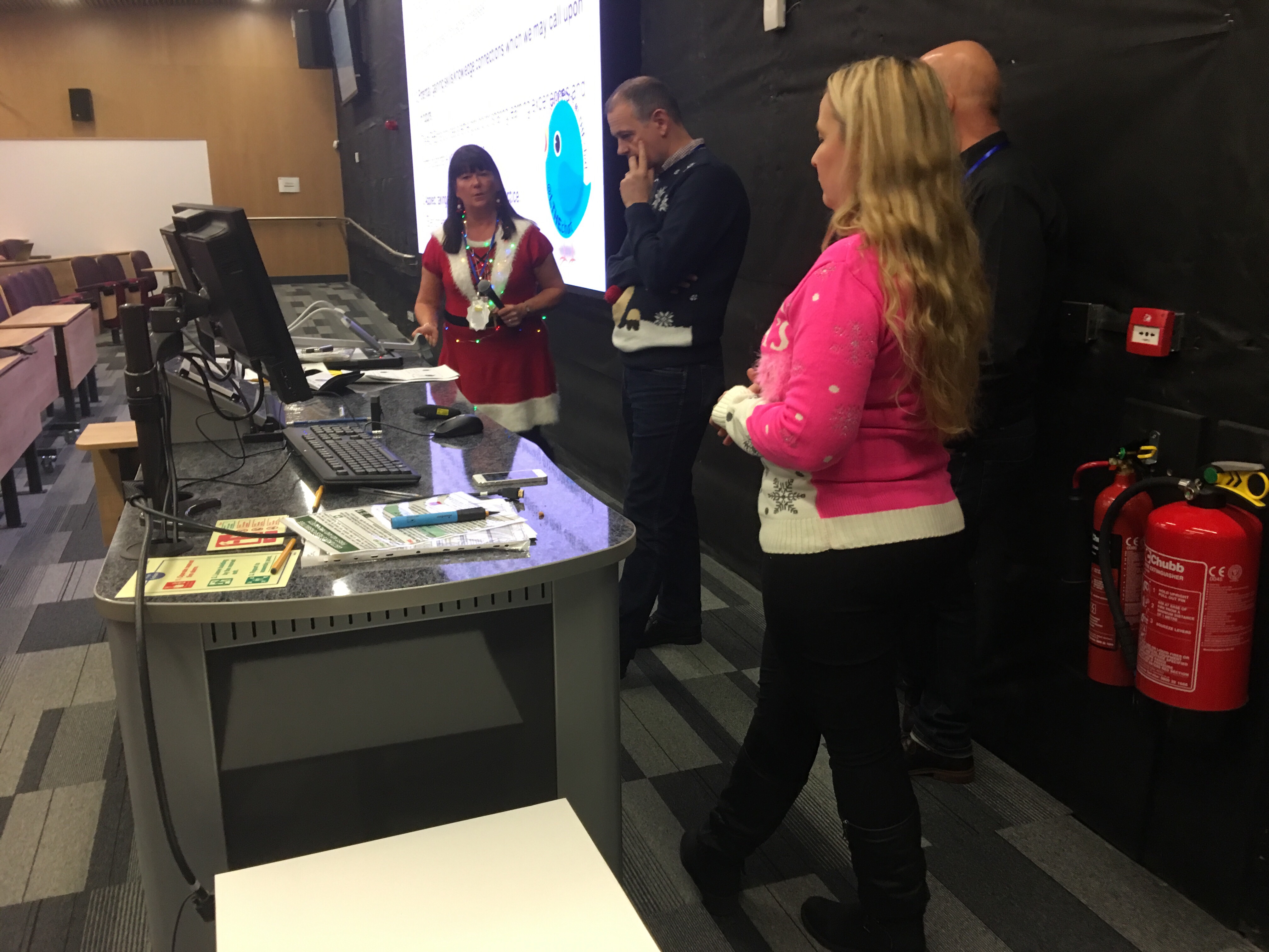 My co-presenters Sue Beckingham, Neil Withnell, Chris Rowell and Deb Baff at last year’s SocMedHE16